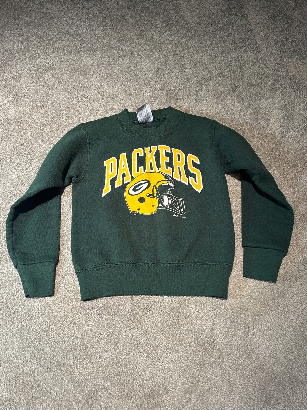 Vintage NFL Green & Yellow Packers Pullover Sweatshirt